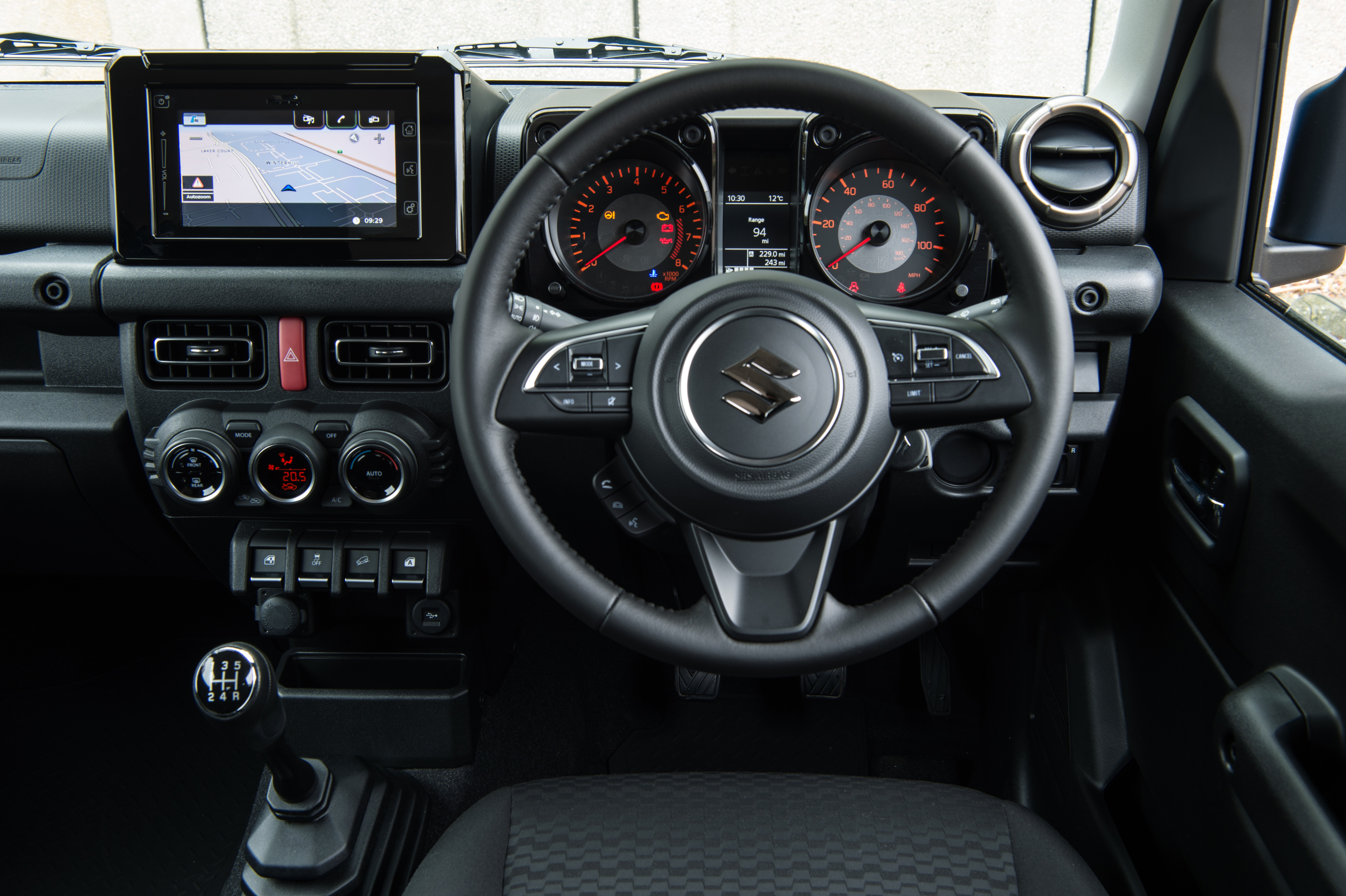 Interior of the Suzuki