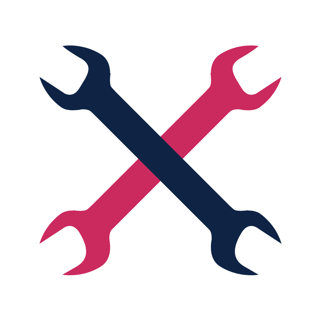 Pink an blue spanners