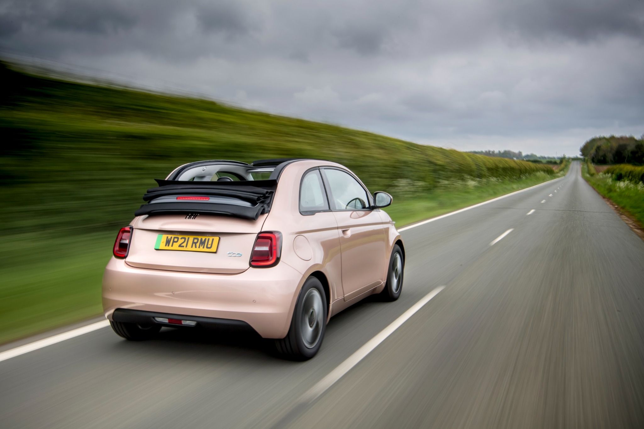 Fiat 500 electric convertible