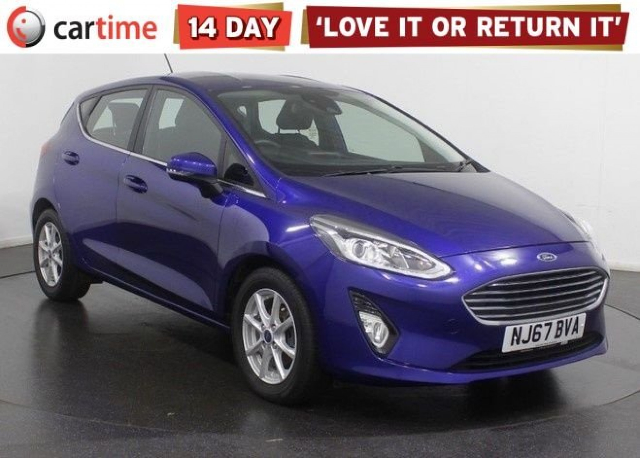 Ford Fiesta 1.5 ZETEC TDCI 5d 85 BHP SAT NAV Heated Windscreen DAB