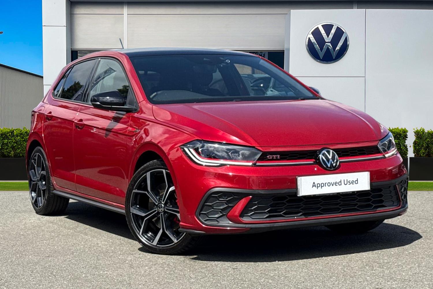 HJ72XZZ Volkswagen Polo 2.0 TSI GTI 5dr DSG ⭐ Faro Wheels, Black