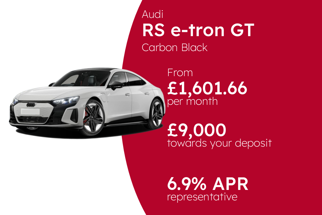 Audi Rs E-Tron Gt Carbon Black PCP Finance Offer From £1,601.66 Per Month. 6.90% APR Representative.