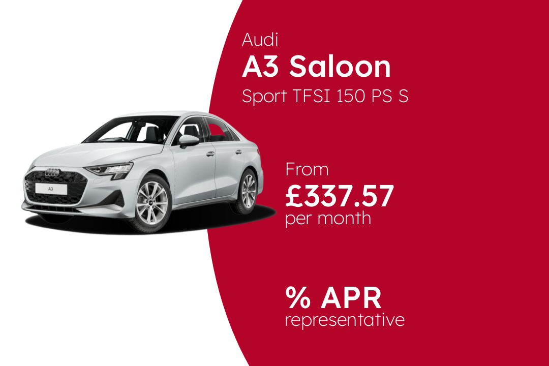 Audi A3 Saloon Sport TFSI 150 PS S Tronic BCH Finance Offer From £337.57 Per Month.