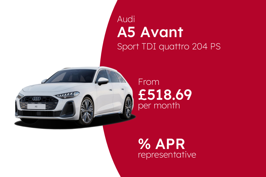 Audi A5 Avant Sport TDI quattro 204 PS S tronic BCH Finance Offer From £518.69 Per Month.