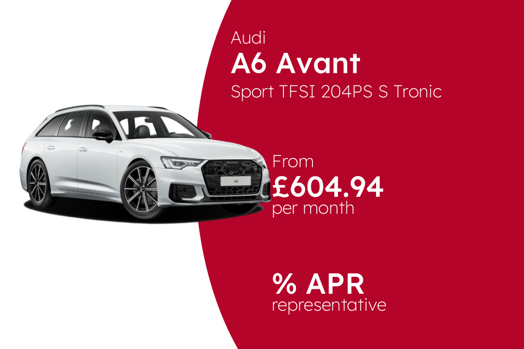 Audi A6 Avant Sport TFSI 204PS S Tronic BCH Finance Offer From £604.94 Per Month.