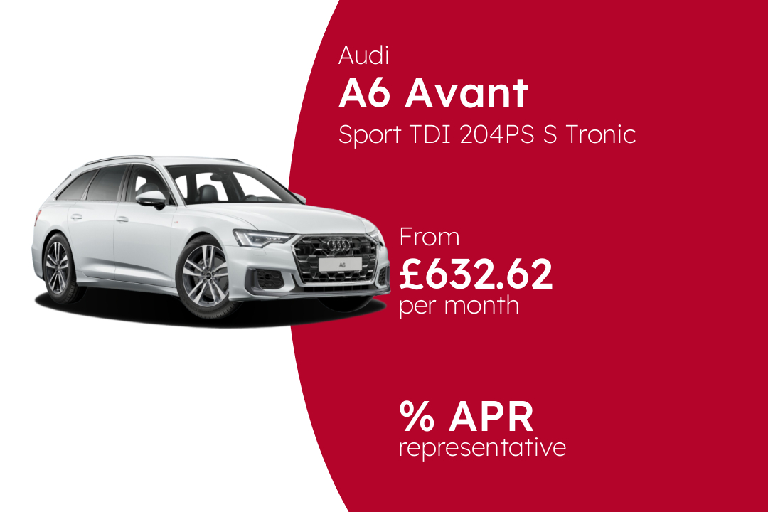 Audi A6 Avant Sport TDI 204PS S Tronic BCH Finance Offer From £632.62 Per Month.
