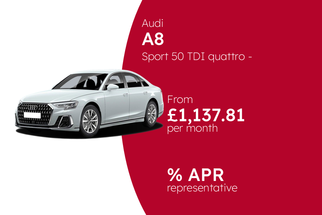 Audi A8 Sport 50 TDI quattro - tiptronic BCH Finance Offer From £1,137.81 Per Month.
