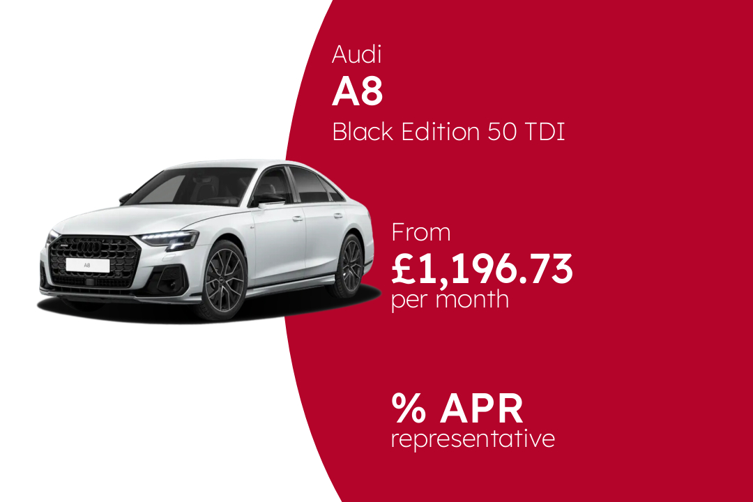 Audi A8 Black Edition 50 TDI quattro - tiptronic BCH Finance Offer From £1,196.73 Per Month.