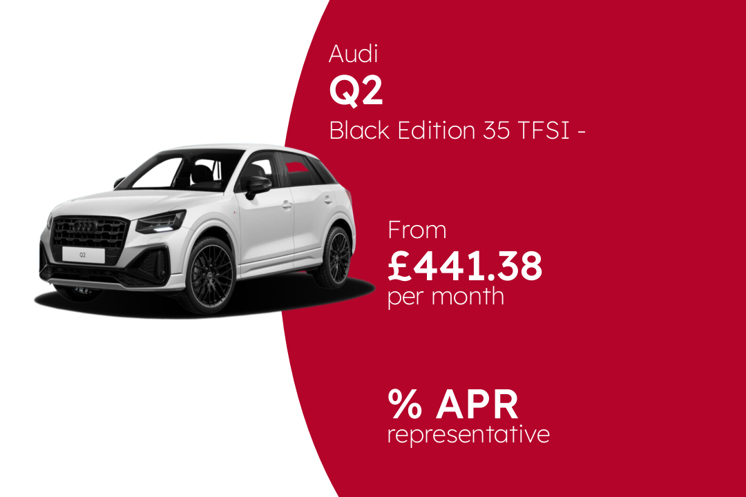 Audi Q2 Black Edition 35 TFSI - Manual BCH Finance Offer From £441.38 Per Month.