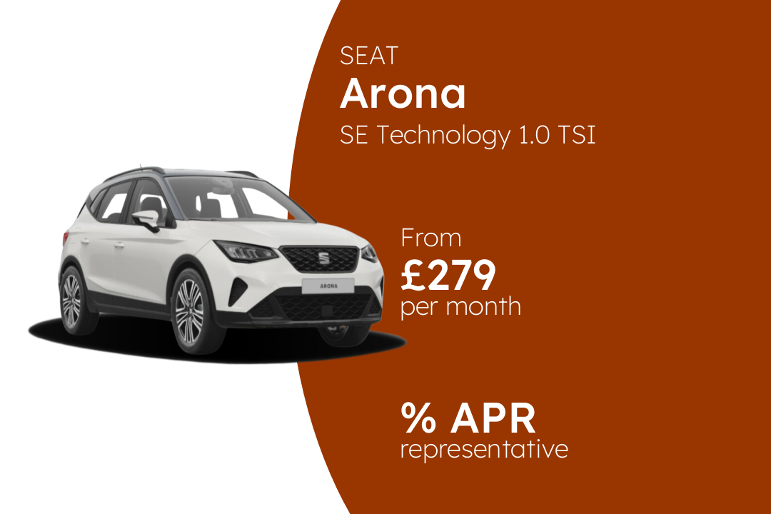 SEAT Arona SE Technology 1.0 TSI 95PS BCH Finance Offer From £279 Per Month.
