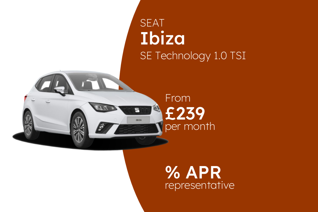 SEAT Ibiza SE Technology 1.0 TSI 95PS BCH Finance Offer From £239 Per Month.