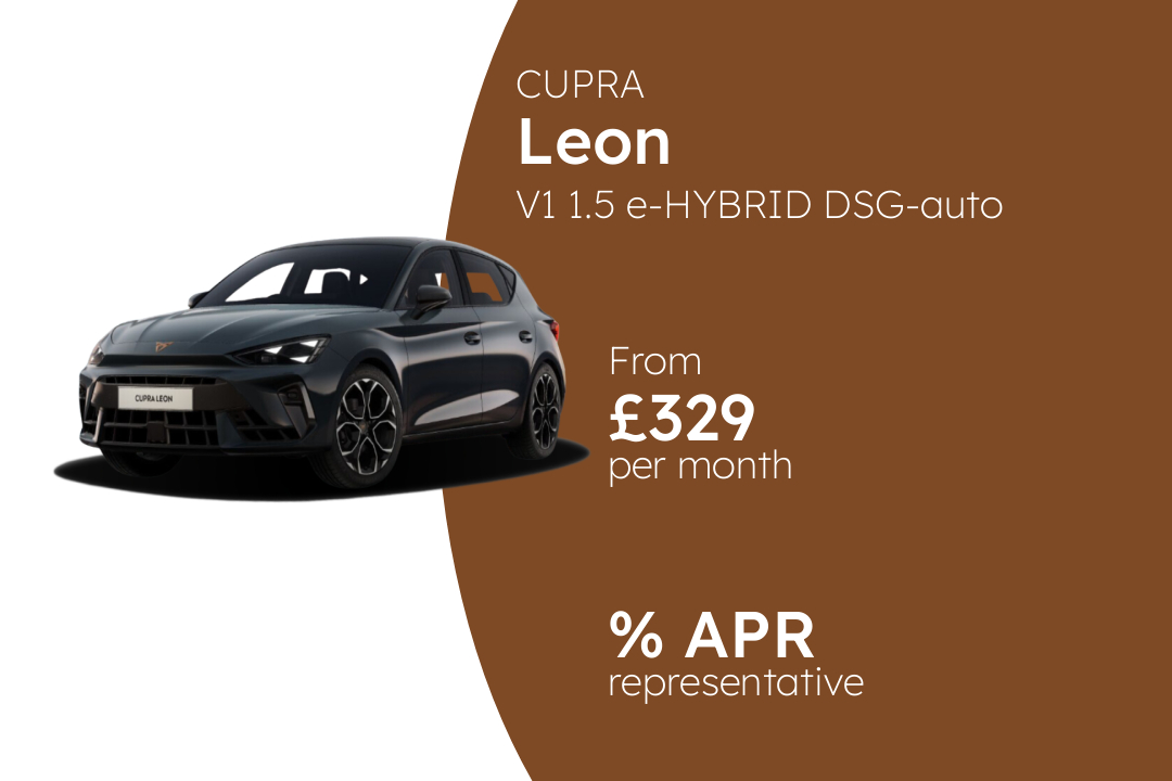 CUPRA Leon V1 1.5 e-HYBRID DSG-auto 204PS BCH  Finance Offer From £329 Per Month.