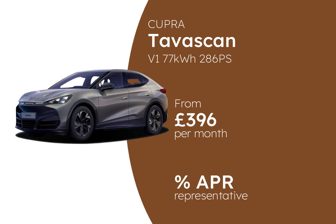 CUPRA Tavascan V1 77kWh 286PS BCH Finance Offer From £396 Per Month.