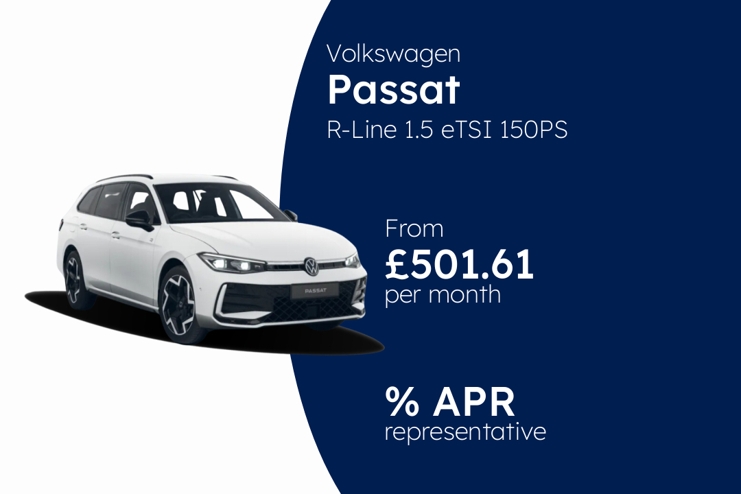 Volkswagen Passat R-Line 1.5 eTSI 150PS 7-speed DSG BCH Finance Offer From £501.61 Per Month.