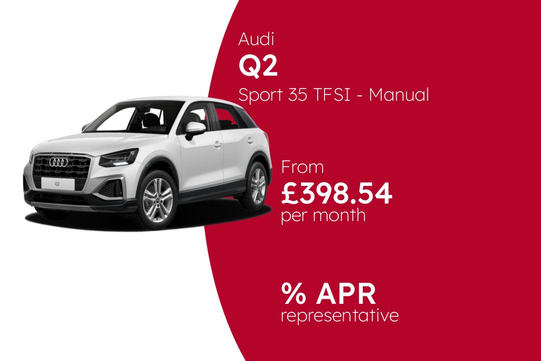 Audi Q2 Sport 35 TFSI - Manual BCH Finance Offer From £398.54 Per Month.