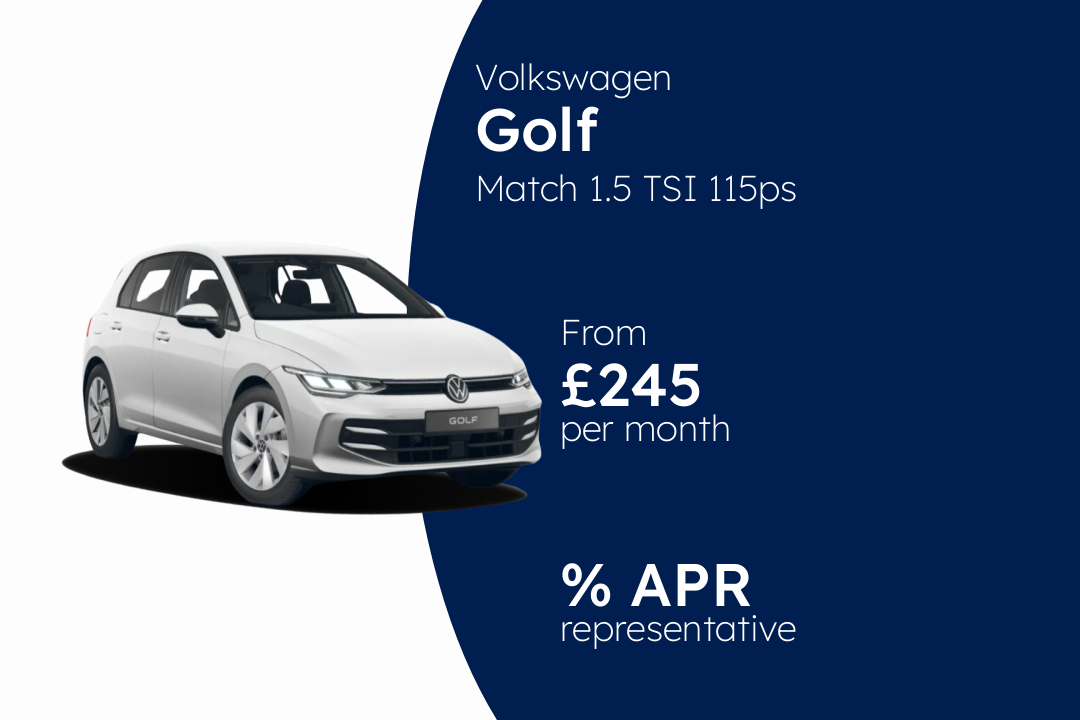 Volkswagen Golf Match 1.5 TSI 115ps 6-Speed Manual 5 Door BCH Finance Offer From £245 Per Month.