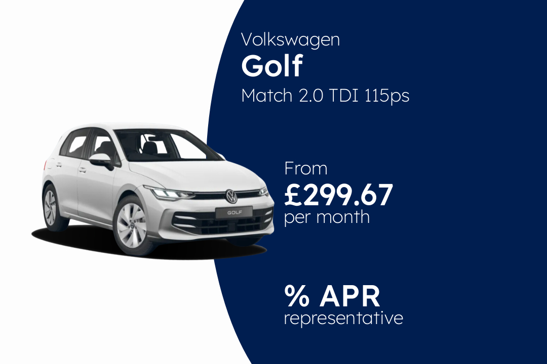 Volkswagen Golf Match 2.0 TDI 115ps 6-Speed Manual 5 Door BCH Finance Offer From £299.6700 Per Month.