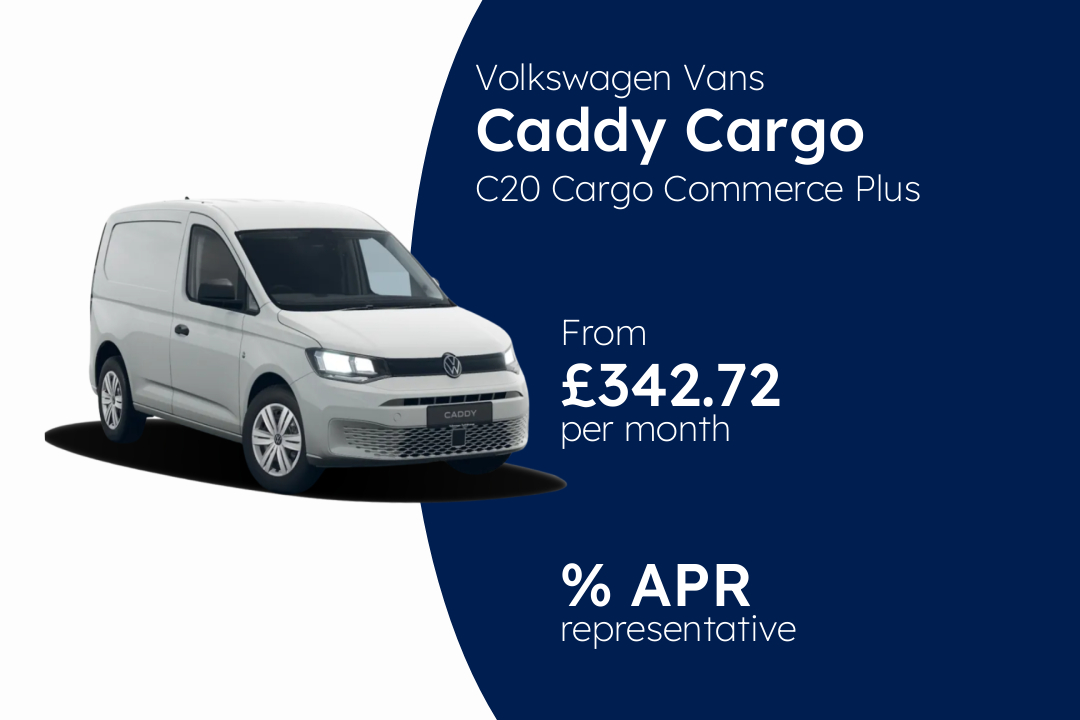 Volkswagen Vans Caddy Cargo C20 Cargo Commerce Plus SWB 102 PS 2.0 TDI 6sp Manual BCH Finance Offer From £342.72 Per Month.