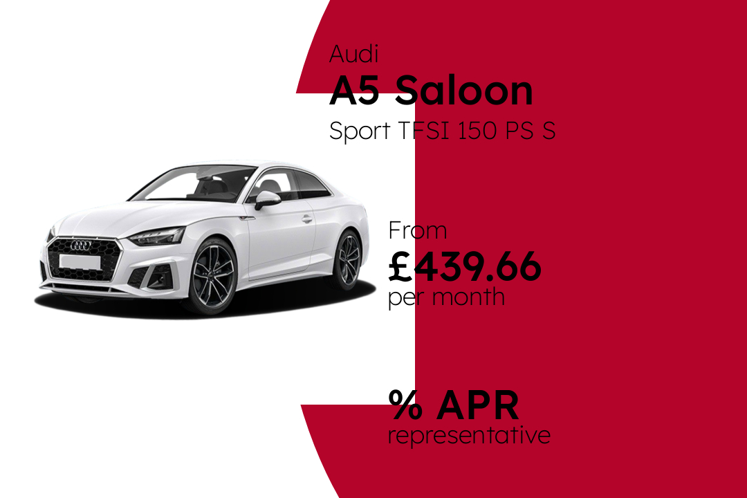 Audi A5 Saloon Sport TFSI 150 PS S tronic BCH Finance Offer From £441.45 Per Month.